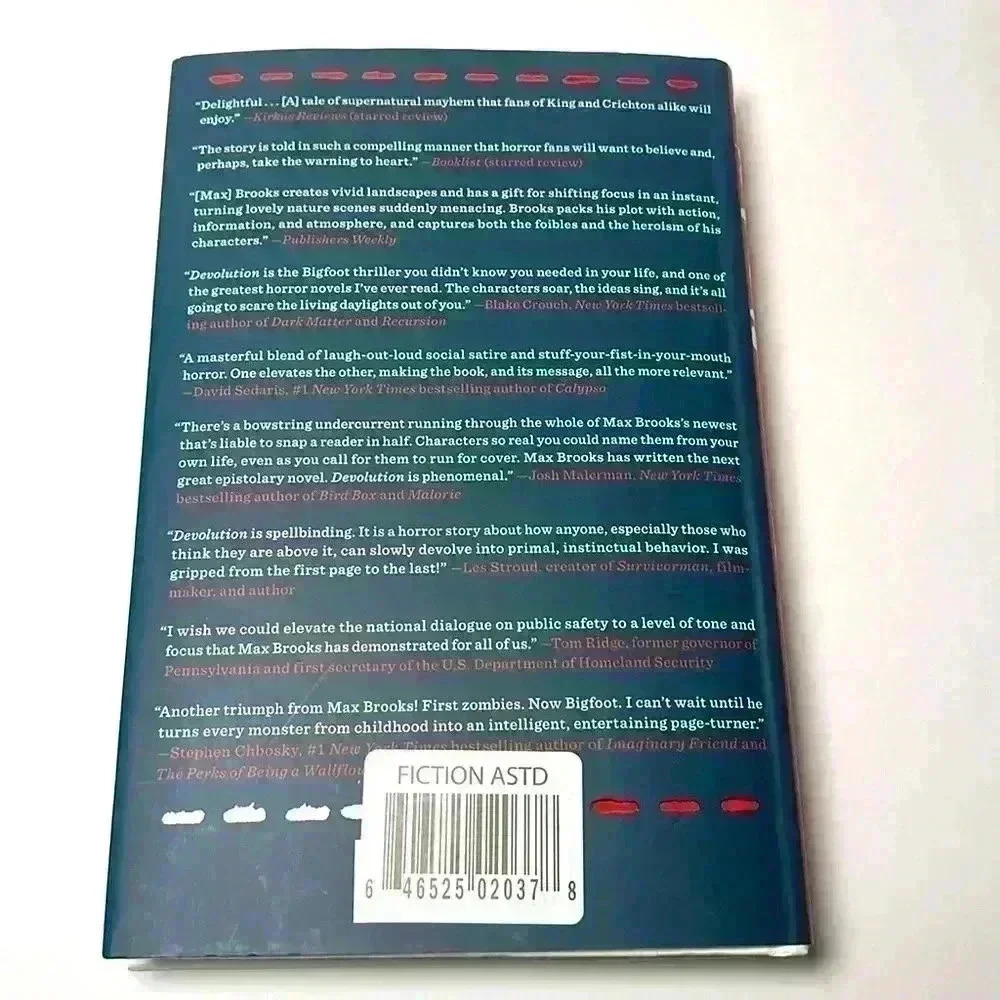 Devolution by Max Brooks Hardback Book NWT - Picture 3 of 3